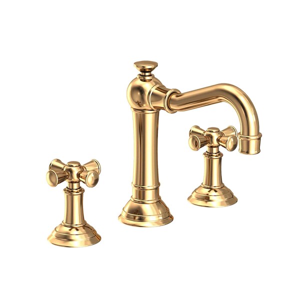 Newport Brass Widespread Lavatory Faucet in Polished Brass Uncoated (Living) 2460-03N - main